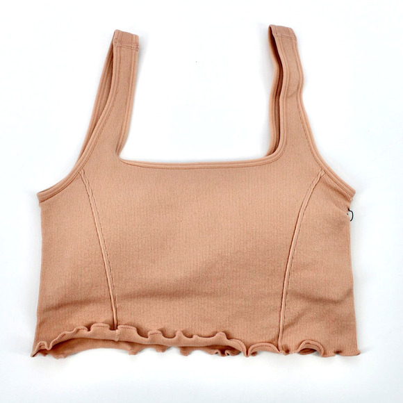 Forever 21 Active Sport Bra Womens Size Large in Blush NEW - Picture 1 of 3